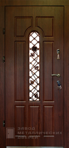 Фото «Дверь с ковкой №10»  в Лобне