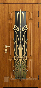 Фото «Дверь с ковкой №9» в Лобне