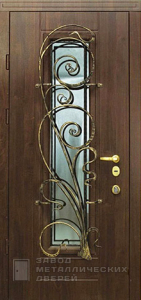 Фото «Дверь с ковкой №17»  в Лобне