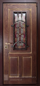 Фото «Дверь с ковкой №20» в Лобне