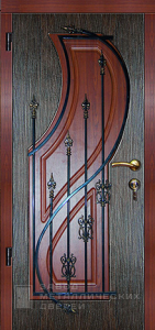 Фото «Дверь с ковкой №8»  в Лобне