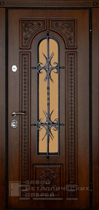 Фото «Дверь с ковкой №14» в Лобне