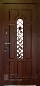 Фото «Дверь с ковкой №10» в Лобне