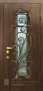 Фото «Дверь с ковкой №17» в Лобне